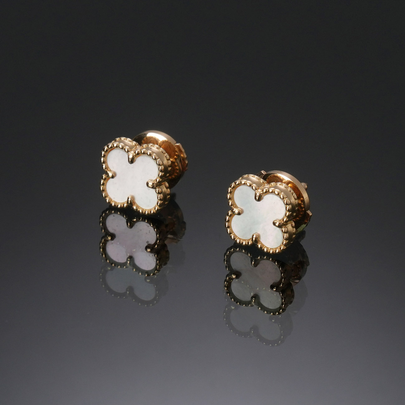 VAN CLEEF & ARPELS(USED)반클리프 스위트 알함브라 이어링 자개